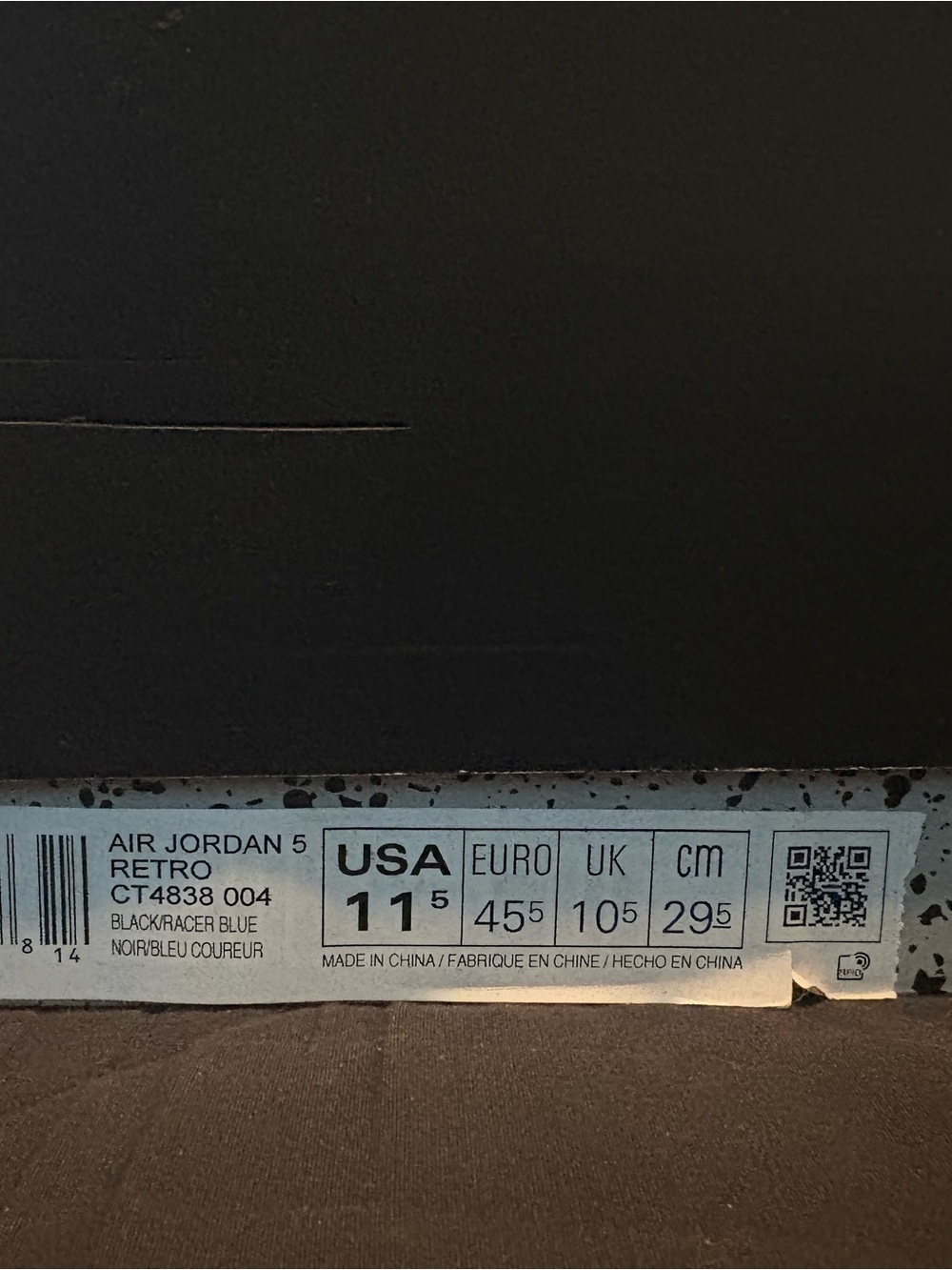 Jordan 5 “Racer Blue” - Picture 2 of 3